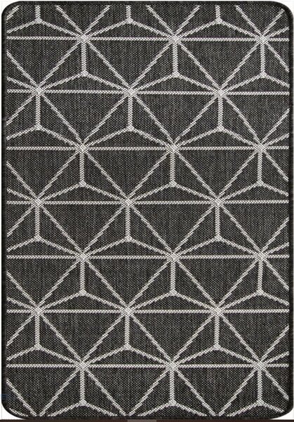 Covor Bucatarie 19647 80, Flex Antiderapant, Gri Gri, Dreptunghi, 75x200