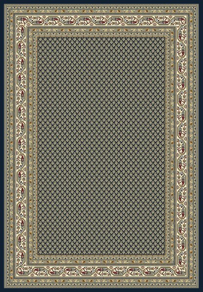 Covor Clasic Sufragerie, Model Kasmar 9595-234, Albastru 80 x 150, Dreptunghi