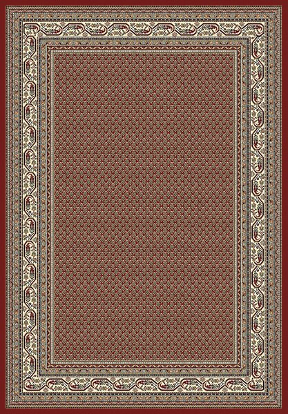 Covor Clasic Sufragerie, Model Kasmar 9595-014, Rosu Rosu, Dreptunghi, 80 x 250