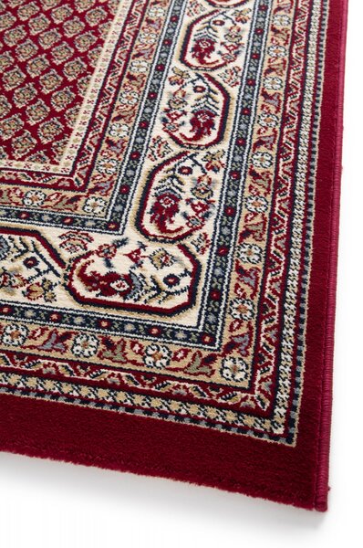 Covor Clasic Sufragerie, Model Premium Kasmar 9595-014, Rosu Rosu, Dreptunghi, 80 x 150