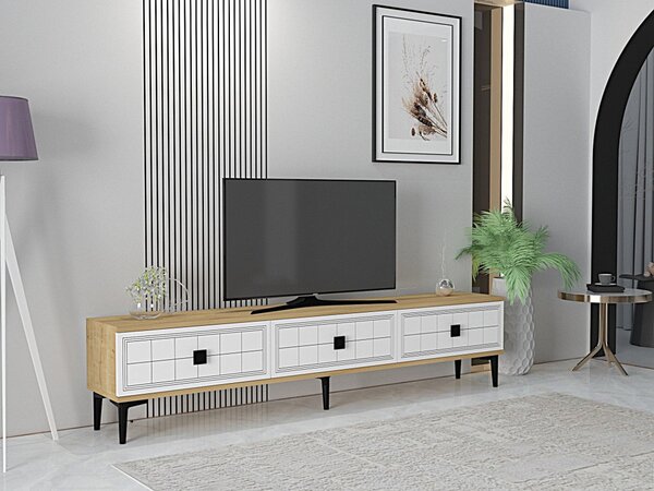 Yuka 180 - Sapphire Oak, White
