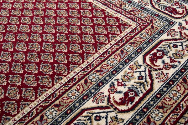 Covor Clasic Sufragerie, Model Premium Kasmar 9595-014, Rosu Rosu, Dreptunghi, 80 x 150