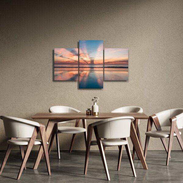 Tablou cu razele solare deasupra plajei Dayton (90x60 cm)