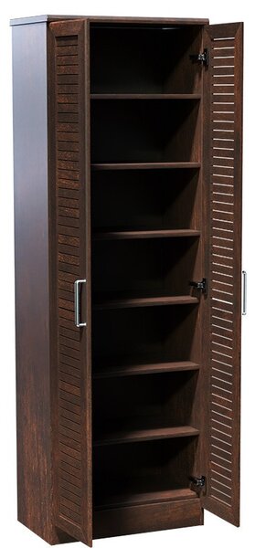 Dulap pantofi Sante 21 perechi, culoarea nuc 60x37x183cm
