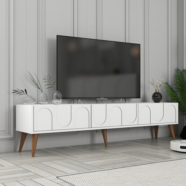 Lyon 44 - White, Walnut