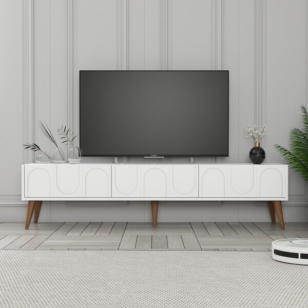 Lyon 44 - White, Walnut