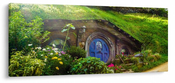 Tablou - Orasul Hobitin (120x50 cm)