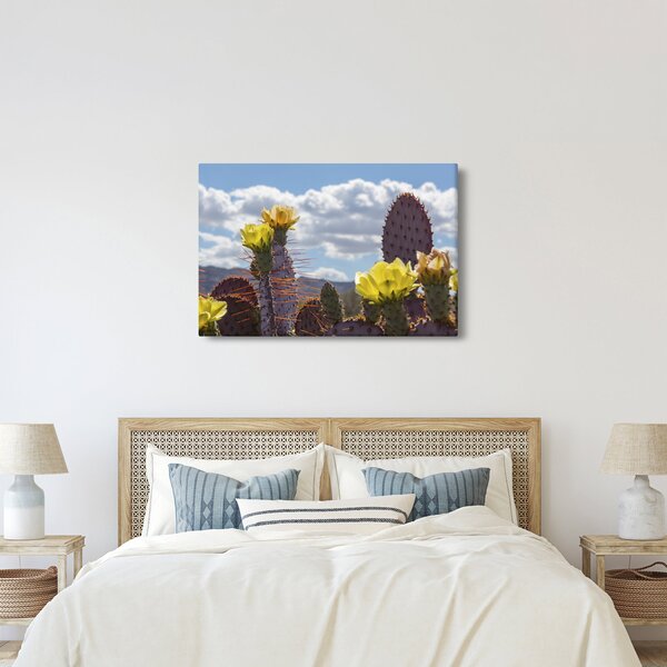 Tablou cu floarea de cactus Opunție (90x60 cm)