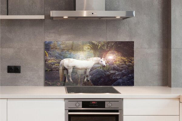 Panouri de sticlă Unicorn în pădure