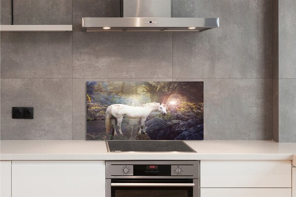 Panouri de sticlă Unicorn în pădure