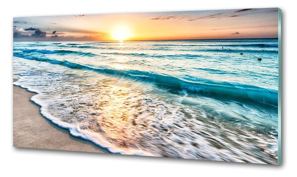 Panou sticla securizata bucatarie Sunset Beach
