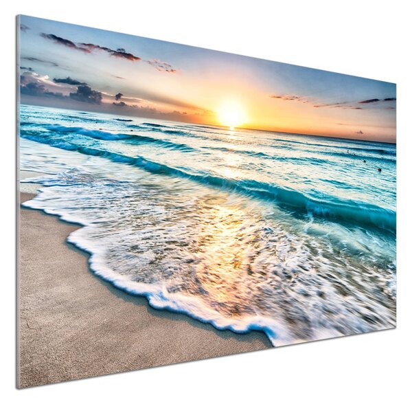 Panou sticla securizata bucatarie Sunset Beach