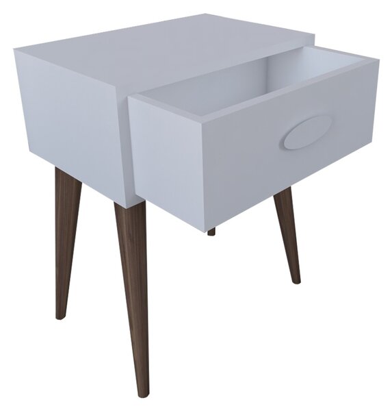 Noptiera Laber melamina alba 45x30x57.5 cm