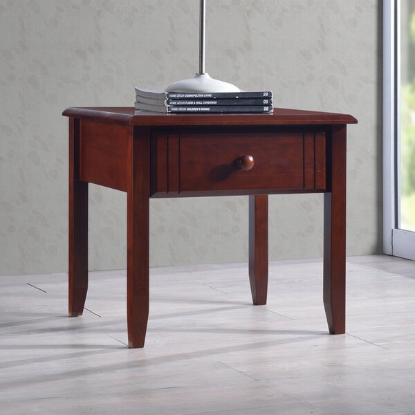 Noptiera Juliene cu sertar culoare nuc 50x44x46 cm