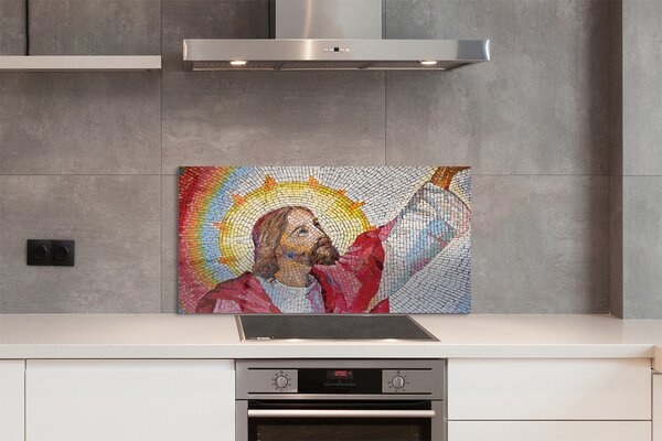 Panouri de sticlă mozaic Isus