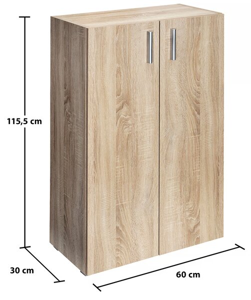 Deuba Dulap Vela 116x30x60 cm - stejar