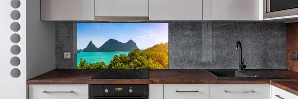 Panou sticlă bucătărie Panorama Thailanda