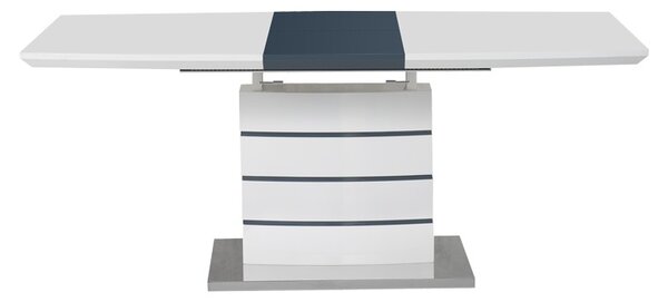 Masa extensibila Darsile gri antracit mdf 140x90x76 cm