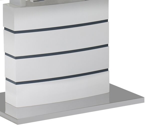 Masa extensibila Darsile gri antracit mdf 140x90x76 cm