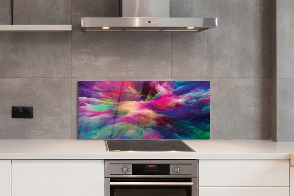 Panouri de sticlă fractali colorate