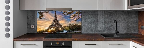 Sticlă bucătărie Turnul Eiffel din Paris