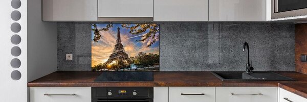 Sticlă bucătărie Turnul Eiffel din Paris