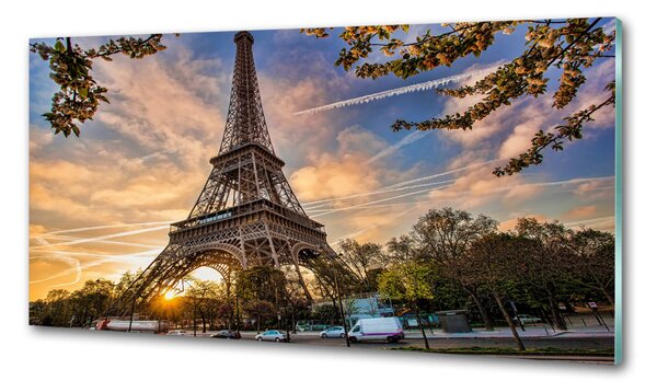 Sticlă bucătărie Turnul Eiffel din Paris