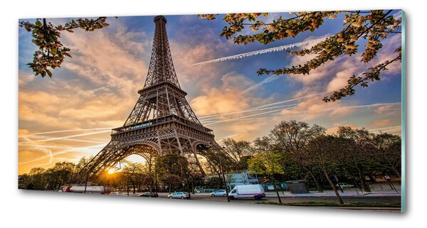 Sticlă bucătărie Turnul Eiffel din Paris