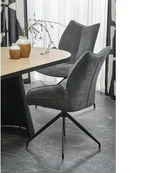 Masa extensibila GIACOMO, stejar/negru, 180/240x100x76 cm