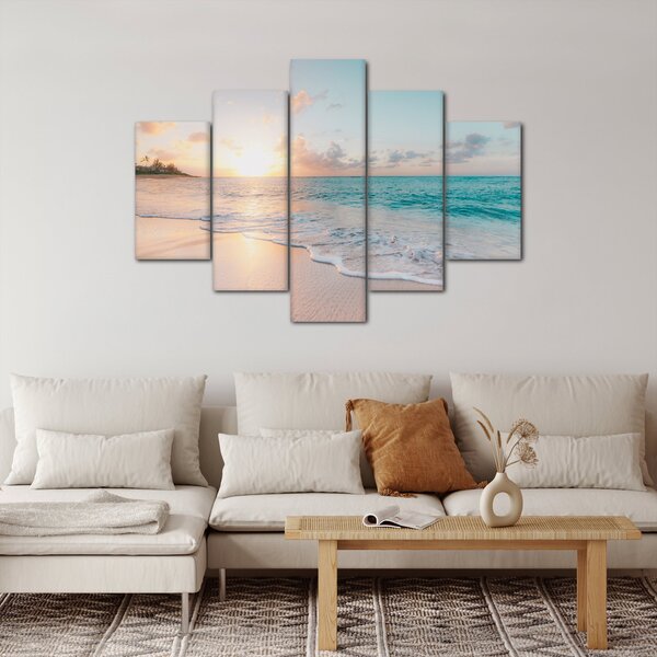 Tablou - Plaja de vis (150x105 cm)