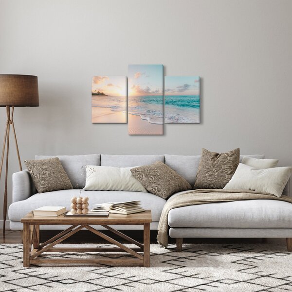 Tablou - Plaja de vis (90x60 cm)