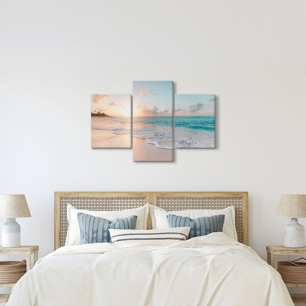 Tablou - Plaja de vis (90x60 cm)