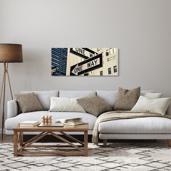 Tablou - New York ONE WAY (120x50 cm)