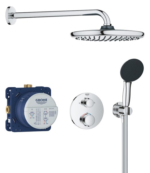 Grohe Vitalio Start set de duș ascuns cu termostat cu duș de ploaie crom 34883000
