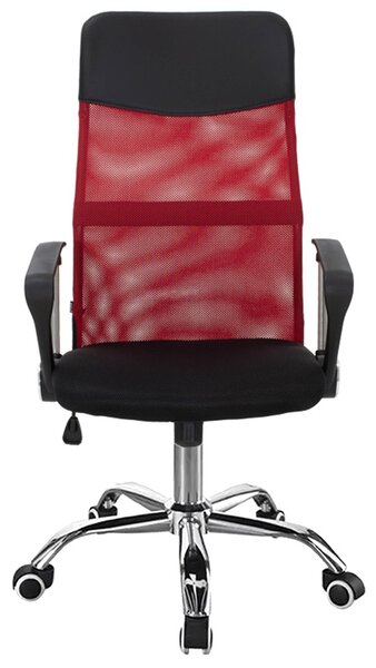 Scaun de birou Joel I mesh negru-rosu 60x60x109 cm