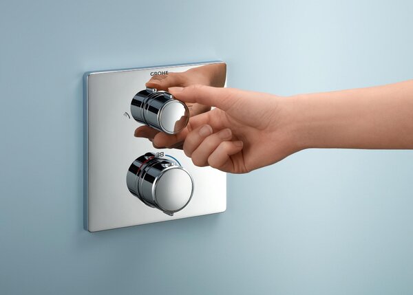Grohe Vitalio Comfort set de duș ascuns cu termostat cu duș de ploaie StarLight Chrome 34882000