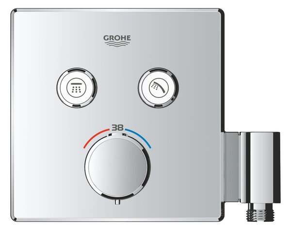 Grohe Precision Smartcontrol set de duș ascuns cu termostat cu duș de ploaie crom 34876000