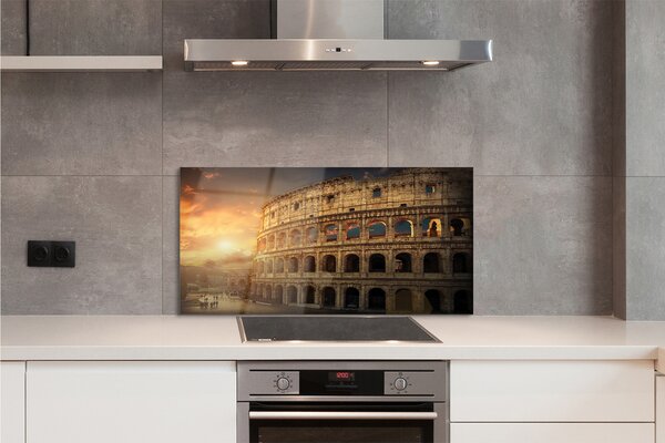 Panouri de sticlă Roma Colosseum apus de soare