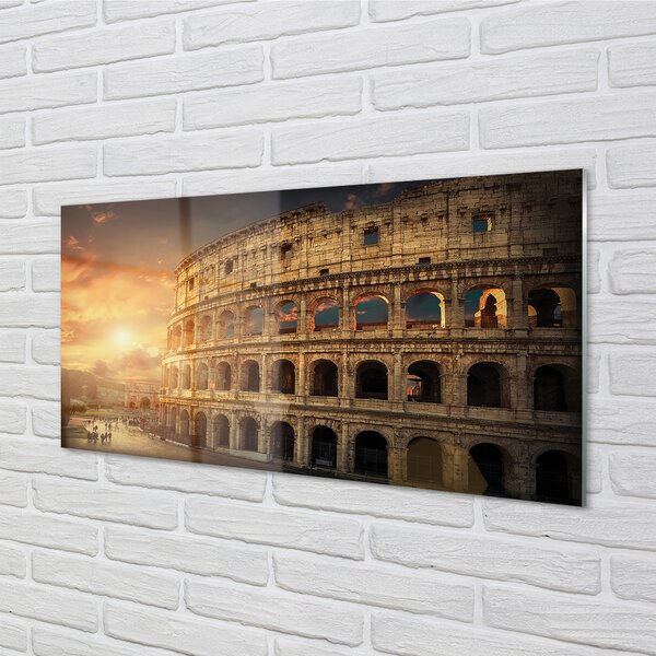Panouri de sticlă Roma Colosseum apus de soare