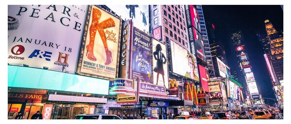 Tablou - New York Theather District (120x50 cm)