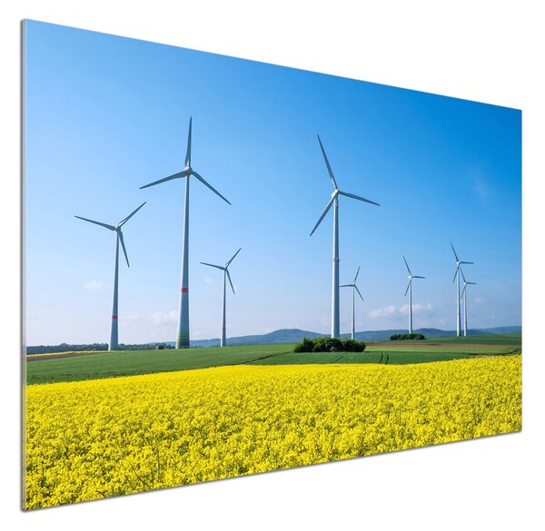 Panou sticlă bucătărie Windmills pe teren