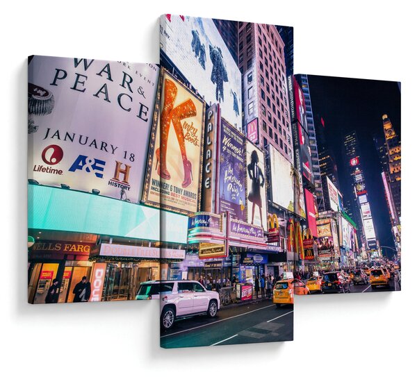 Tablou - New York Theather District (90x60 cm)