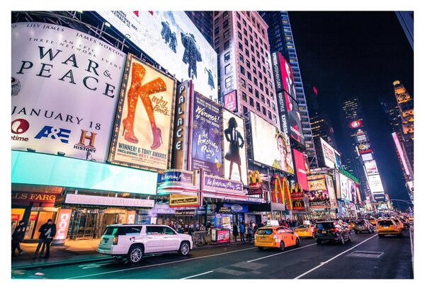 Tablou - New York Theather District (90x60 cm)
