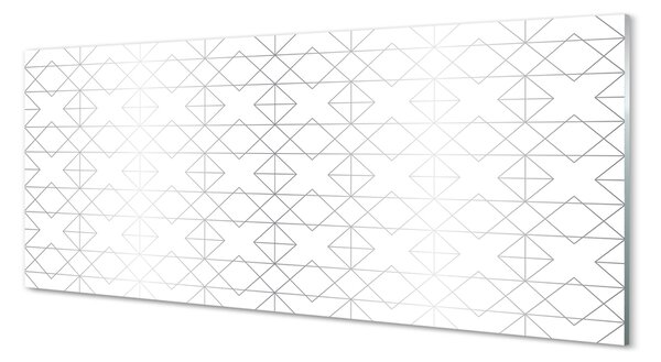 Panouri de sticlă Contururile de poligoane