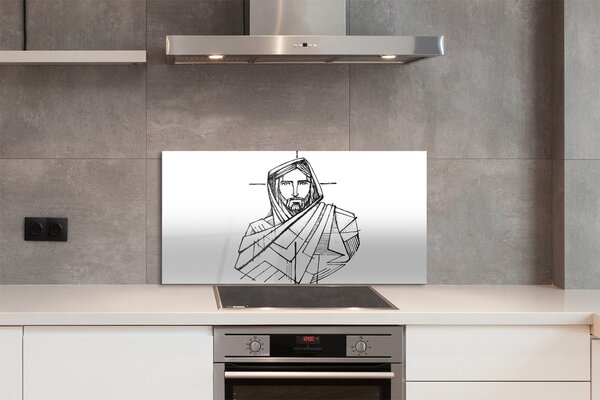 Panouri de sticlă desen Isus
