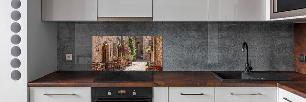 Panou perete bucătărie stradă italiană