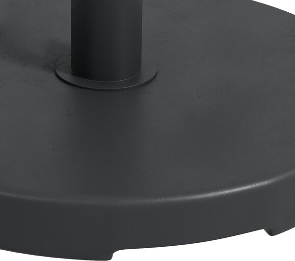 Outsunny Bază pentru Umbrelă de Grădină din HDPE și Ciment cu Manivelă Integrată, Ø46,5x31 cm, Negru | Aosom Romania