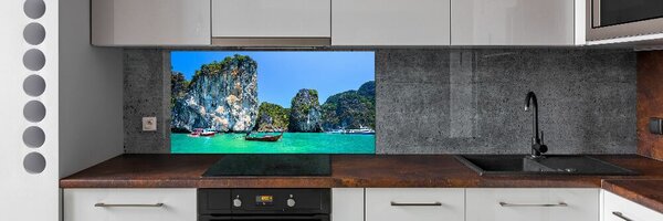 Panou sticla securizata bucatarie barci Thailanda