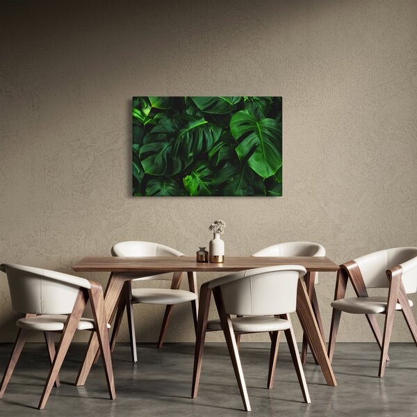 Tablou cu frunze Monstery (90x60 cm)