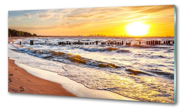 Panou sticla securizata bucatarie Sunset Beach